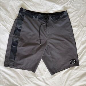 RVCA Gray Board Shorts